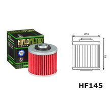 Load image into Gallery viewer, Hiflo Filtro Premium Oil Filter - HF 145