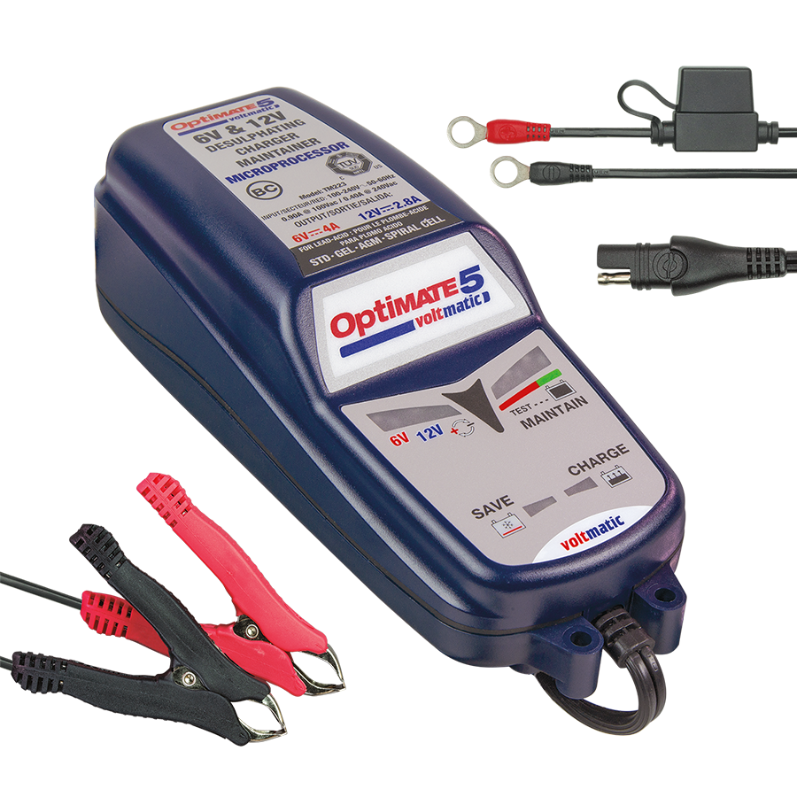 OptiMate 5 - VoltMatic battery saving charger & maintainer