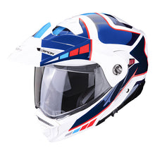Load image into Gallery viewer, SCORPION EXO ADX-2 Camino Pearl White, Blue &amp; Red